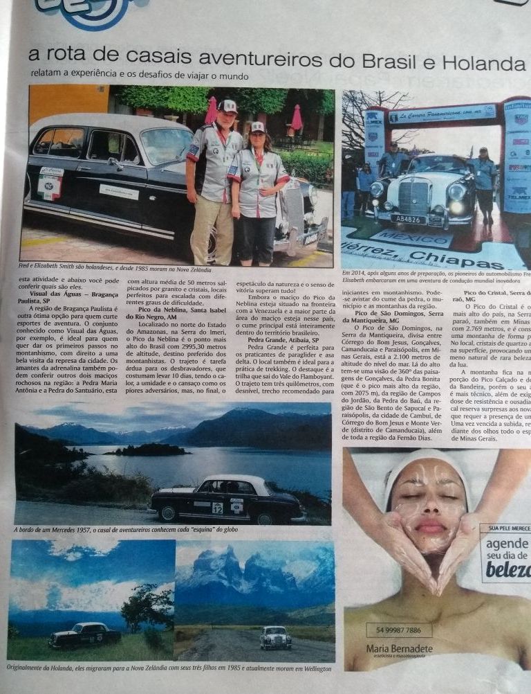 Matéria no Jornal Gazeta