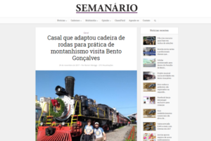 Matéria no Jornal Semanário